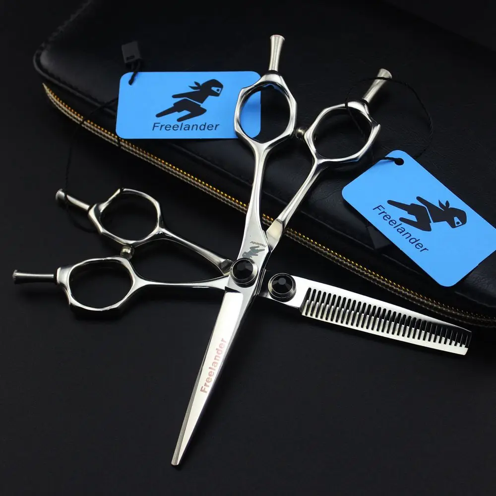 Японские Стальные 6 дюймовые ножницы для стрижки волос филировки