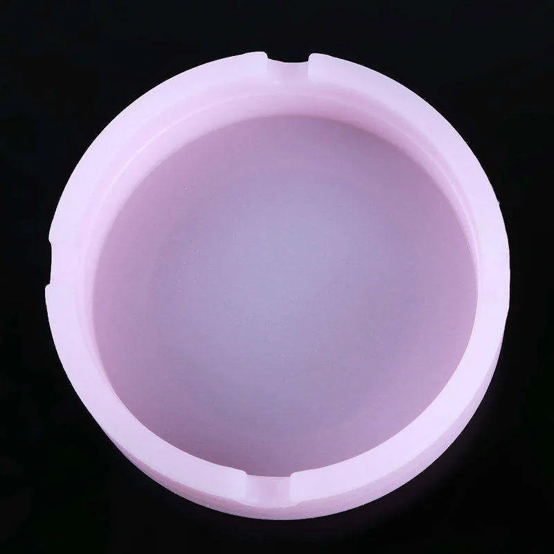 

New Luminous Ashtray Camouflage Luminous Fluorescent Ashtray Portable Silicone Rubber Ashtray Soft Round Ecological Smoke Holder