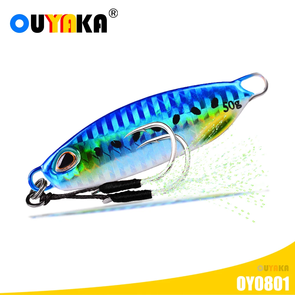 

Fishing Accessories Lures Metal Jig Pesca Accesorios Mar Isca Artificial Bass Sinking Weights 10-50g Mandarin Fish Tackle Leurre