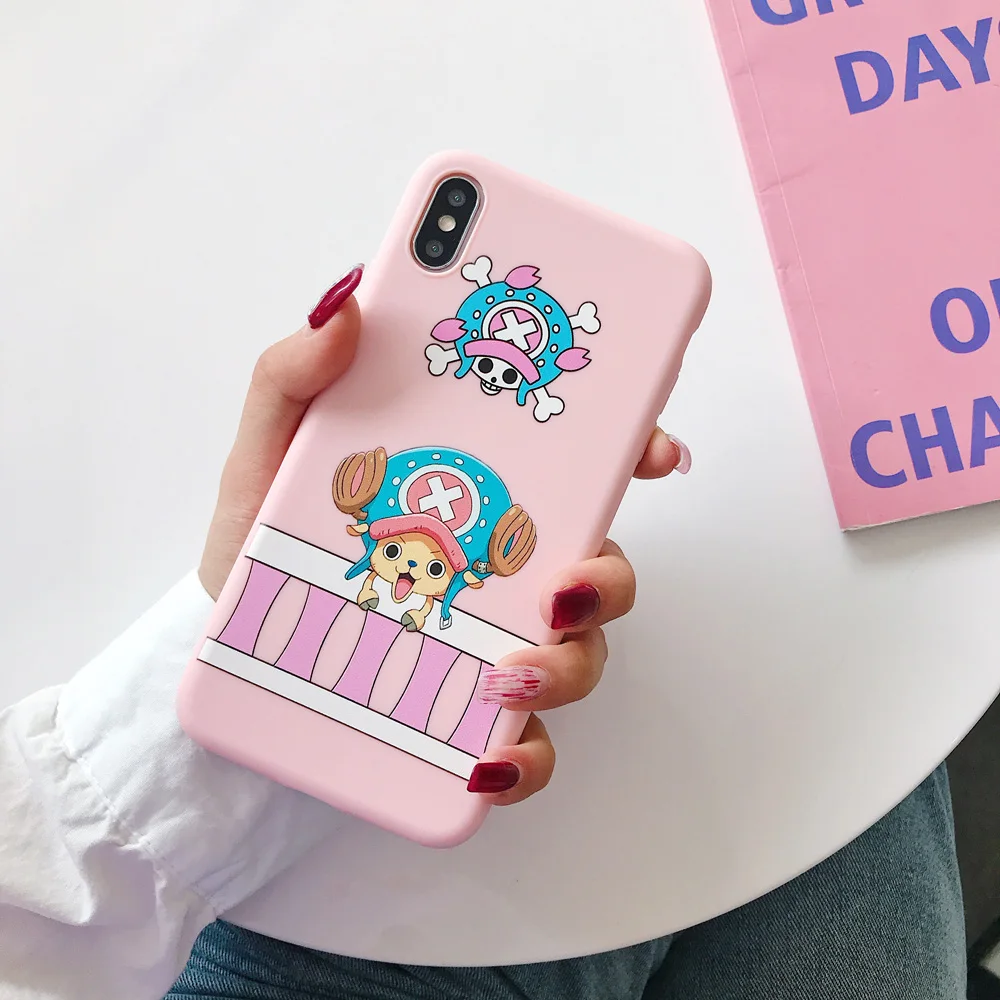 One piece Япония Аниме Луффи Tony Chopper ACE конфетный, TPU чехол для Apple iPhone 11 Pro 7 8 6 6S Plus X XS Max Xr мягкий чехол для телефона - Цвет: Tony Chopper