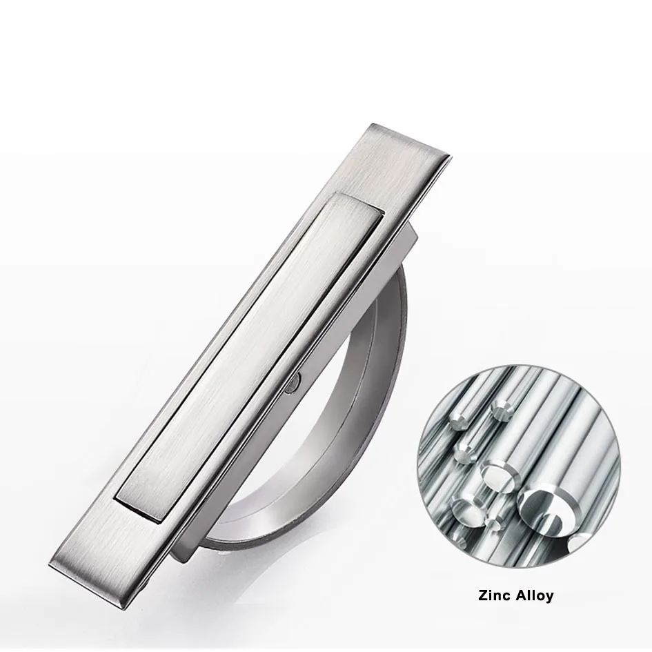 

Tatami Door Knobs Furniture Hidden Recessed Flush Pull Cover Floor Cabinet Concealed Sliding Door Handles and Knob,Need Slotted