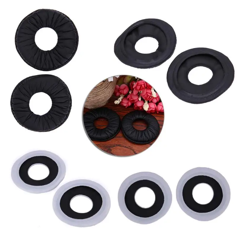 ALLOYSEED 2 шт. 70 мм мягкие поролоновые кожаные Сменные амбушюры для наушников Sony MDR ZX100