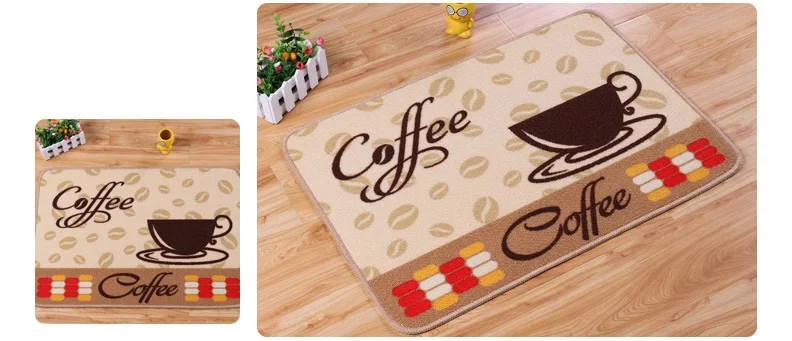 Противоскользящий коврик для кухни и ванной дома прихожей нескользящий