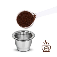 nespresso stainless steel refillable coffee capsule coffee filter reusable coffee pod reusable cafe machine diy cafe filter cup