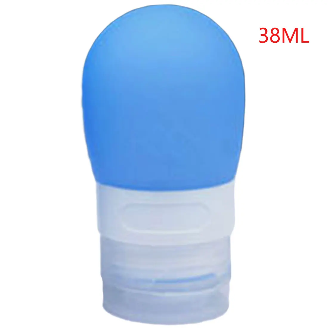 

Silicone Refillable 1Pc 38ml 60ml Portable Bottle Empty Travel Packing Press For Lotion Shampoo Cosmetic Squeeze Container s