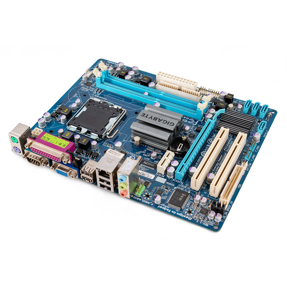Gigabyte GA G41MT D3 настольная материнская плата G41 Socket LGA 775 для Core 2 DDR3 8G SATA2 Micro ATX б/у