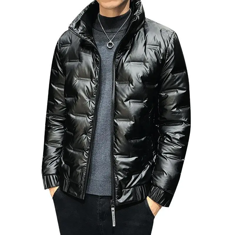 

New down jacket men's short outdoor sports thickening large size warm youth coat trend men winter coat Keep out the cold