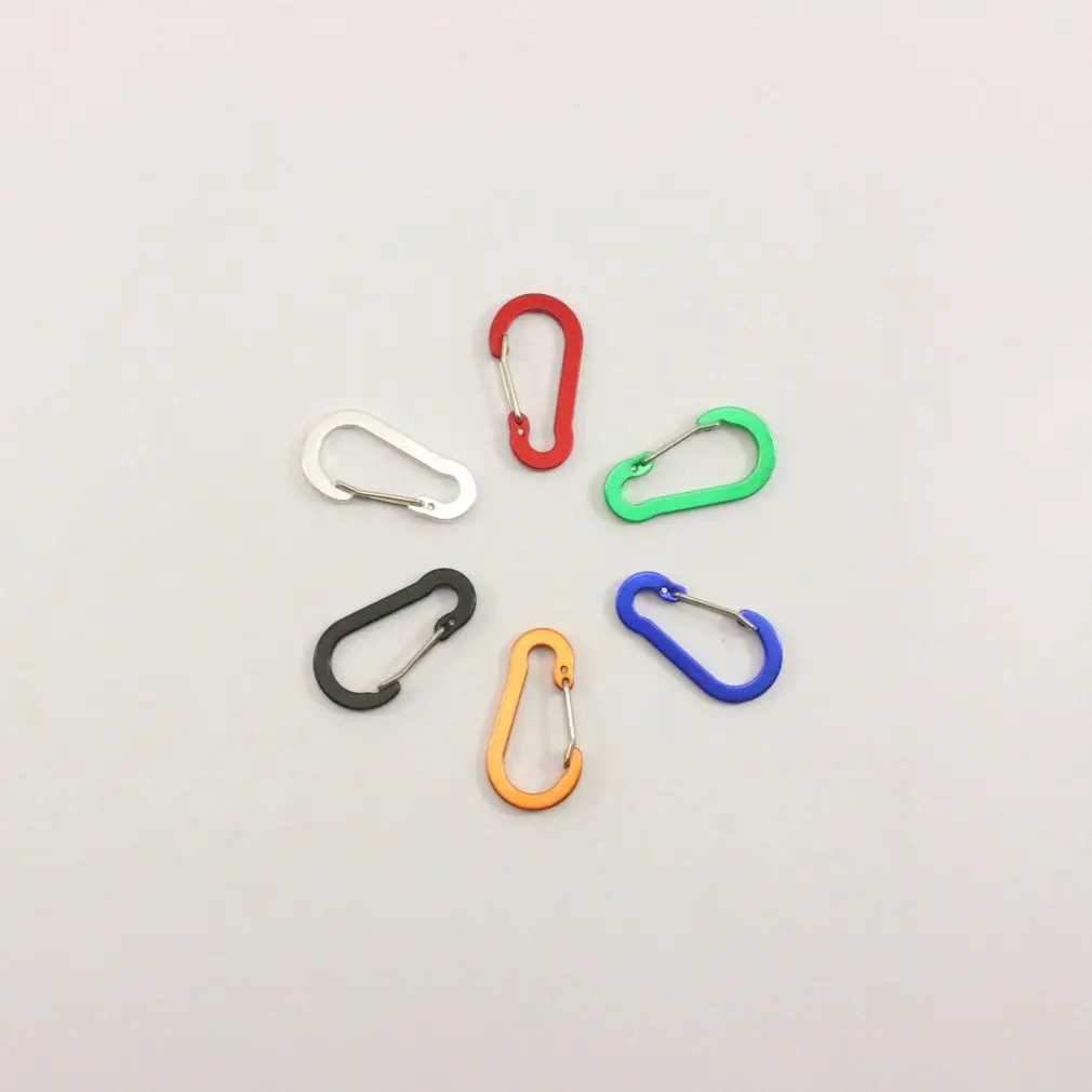 Портативный пружинный мини-рюкзак застежка алюминиевый сплав карабин для