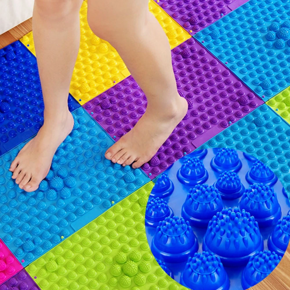 Детские Сенсорные игрушки детский спортивный коврик для массажа ног массаж