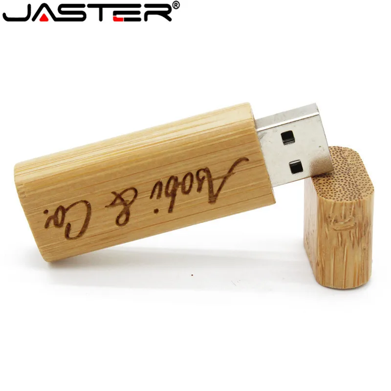 JASTER деревянный бамбук USB флешка флэшки щепы флешки 4 ГБ 8 ГБ 16 ГБ 32 ГБ memory stick U диск персональный подарок