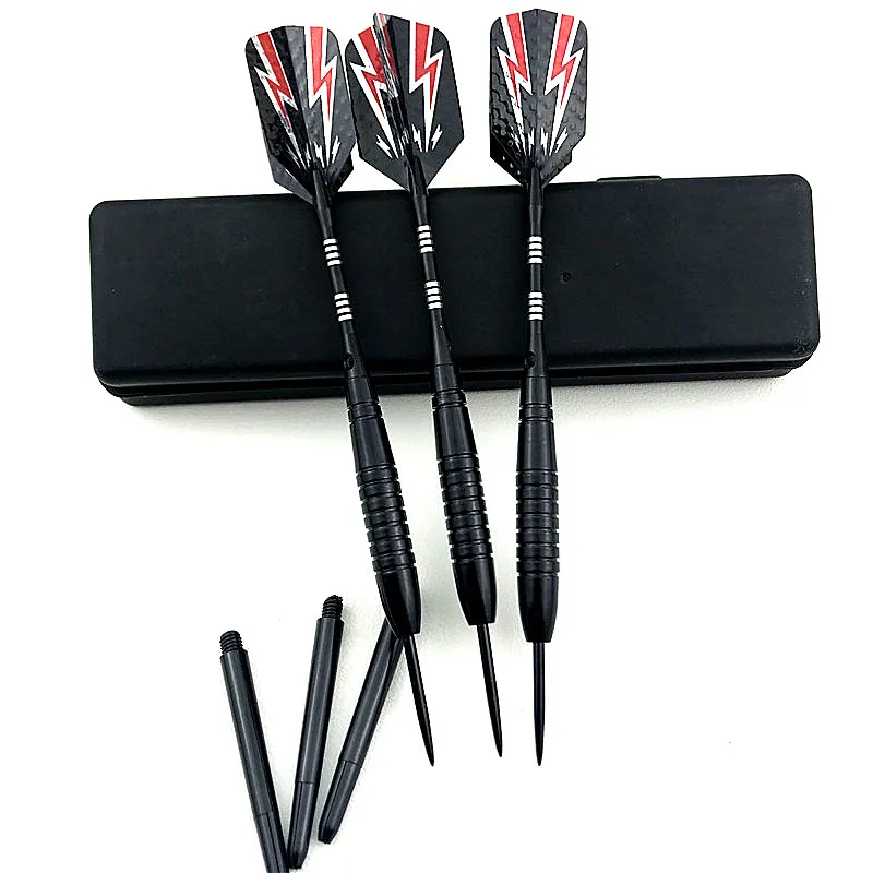 

Hot sale professional electronic hard tip darts 23g darts stainless steel black 2019 new