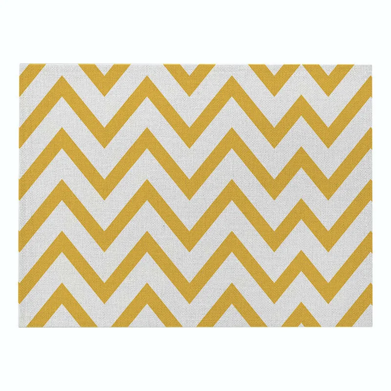 Коврик для кухни с геометрическим принтом креативный коврик обеденного стола