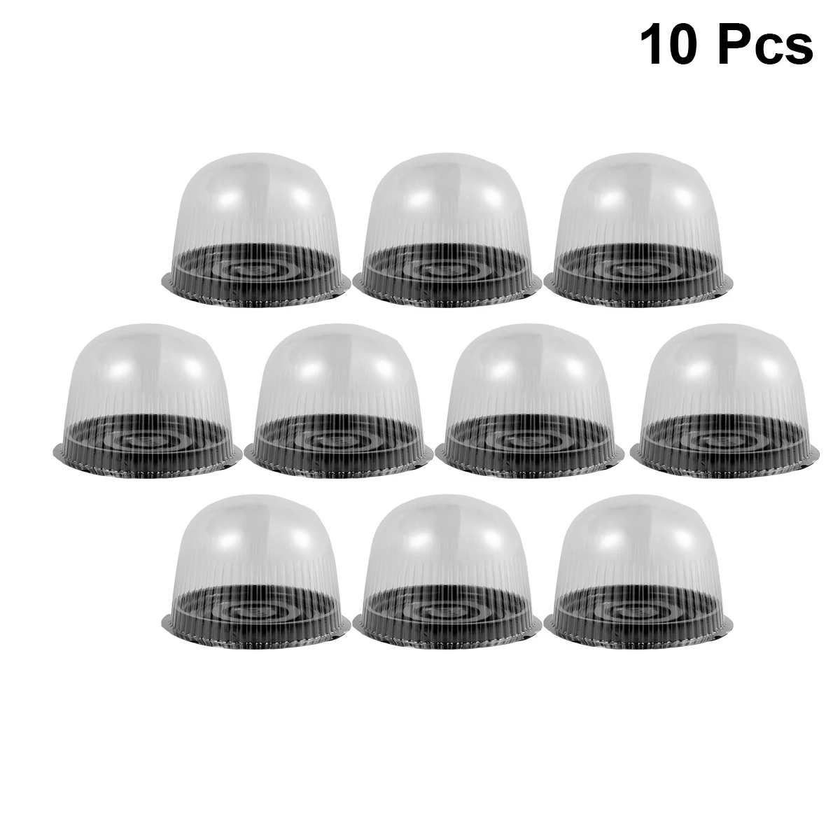 10 шт. 6 дюймовая коробка для кексов прозрачные Купола прозрачная мини держатель