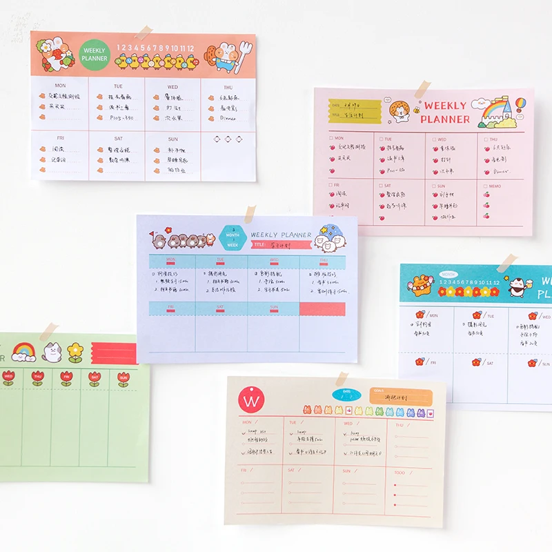 

8pcs/LOT mitt cat one series fresh cute lovely paper message memo pad plan book