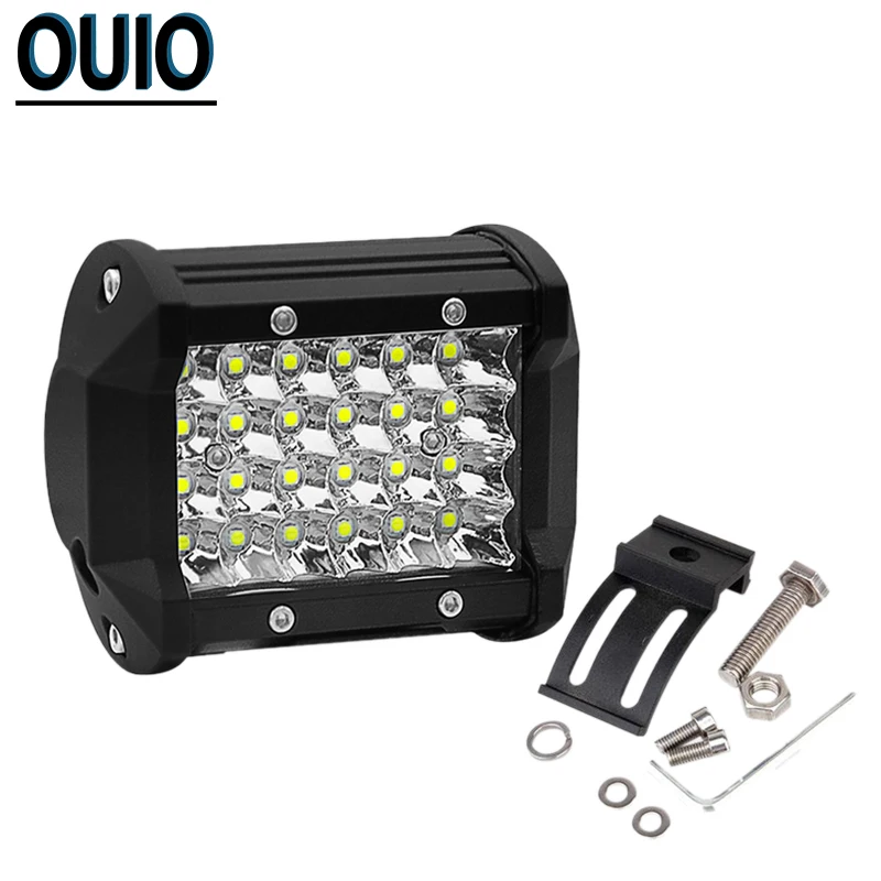 Комплект из 2 предметов 4 дюйма 72 Вт Автомобильный светодиодный светильник бары