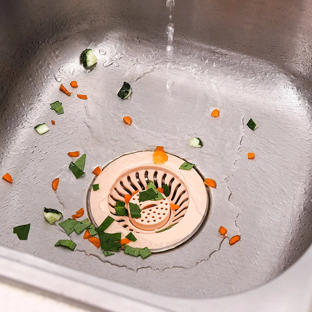 2PC Kitchen Sink Anti-Blocking Leak Net Bathroom Floor Boiler Cover Drain Hair Filter Screen | Обустройство дома