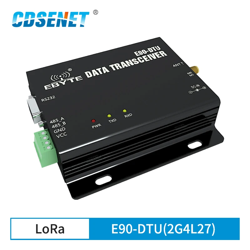 

LoRa Module RS232 RS485 2.4GHz CE FCC Gate way LBT FEC Long Distance 7km 27dBm CDSENET Wireless Transmitter Receiver