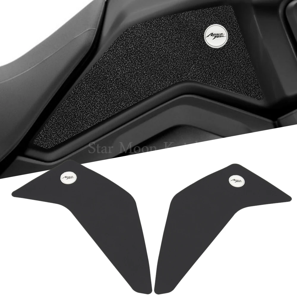 

For HONDA CRF1000L ADV Africa Twin 2016-2019 Motorcycle leather Tank Pad Protector Sticker Decal Gas Knee Grip Tank Traction Pad