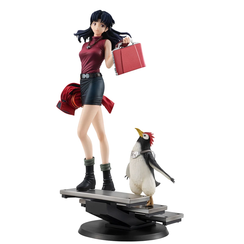 

Pre-Sale Evangelion Theater Version Misato Katsuragi & PENPEN Anime Figure Pvc Model Cartoon Toys Desktop Ornaments Collectibles