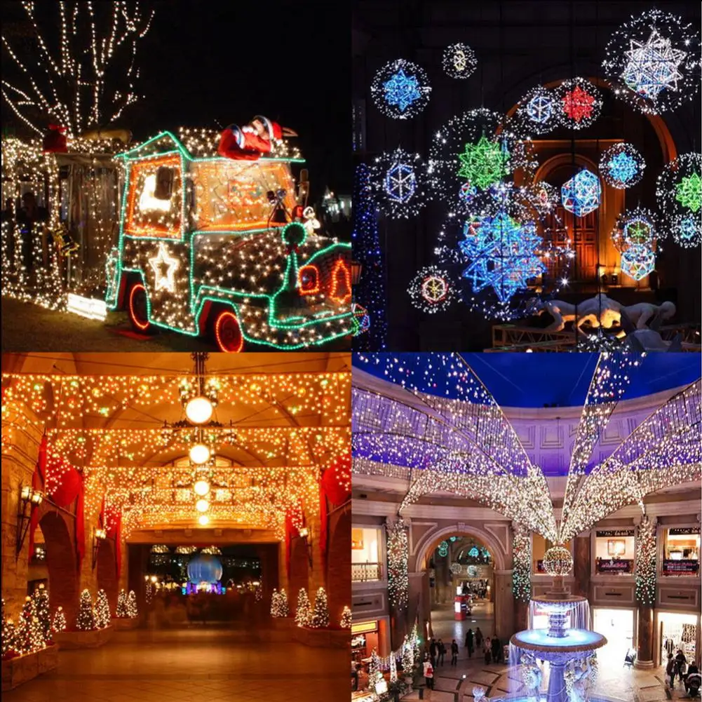 

2018 TSLEEN 10m/20m 100 LED Luminous Strip Light Festival Wedding RGB/Warm White 220V Party Decor Light Strip Lamp