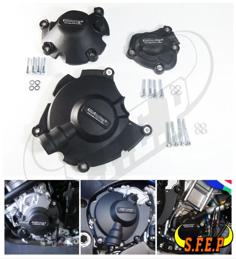 Защитный чехол для двигателя мотоцикла GB Racing Yamaha MT10 2015 2020 16 17 18 19 черный|engine guard|racing