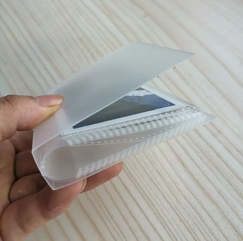 Мини-держатель для карт 36 емкостей с прозрачной крышкой 6*9 см держатель карточек