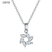 new fashion creativity clavicle chain necklace crystal zircon pendant necklace for womenmen fine jewelry gift factory price