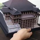 Кэндис Го! 3D пазл бумажная модель игрушки Храм Kiyomizu Япония древняя знаменитая архитектура ручная работа День рождения Рождественский подарок 1 шт.