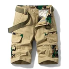 2021 новые летние хаки военные карго шорты мужские повседневные свободные мужские короткие брендовая одежда Jogger шорты для мужчин