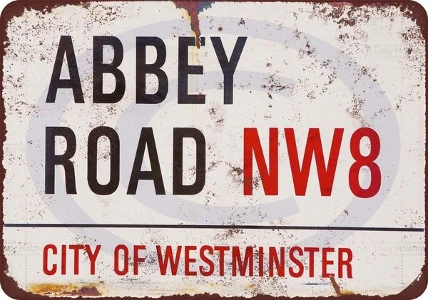 

Abbey Road Vintage Look Reproduction Metal Sign (20*30cm)