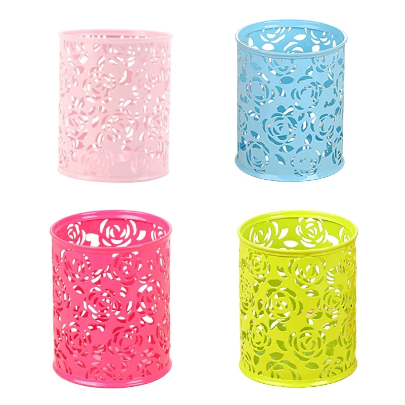 

Pen Holder Office Desk Supplies Organizer Metal Storage Mesh Desktop Organizer