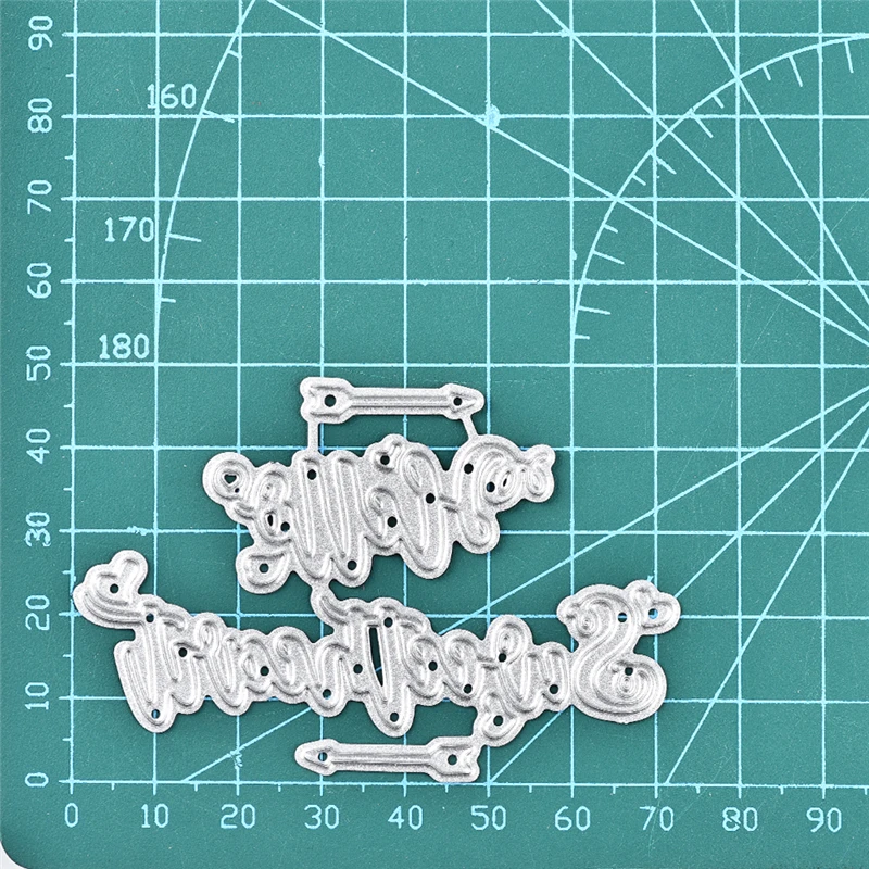 Штампы DiyArts с буквами Hello штампы металлические для рукоделия скрапбукинга