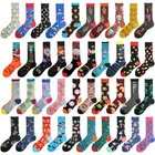 Счастливый дизайн в стиле хип-хоп смешные мужские носки суши Акула планета нескользящих носочков для мужчин и женщин хлопковые Размеры скейт носки унисекс Divertidos