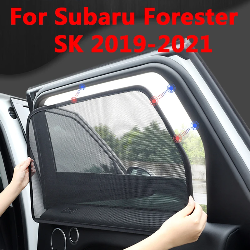 Per Subaru Forester SK 2021 2020 2019 finestrino magnetico per auto parasole parasole a rete tenda per auto accessori per tende