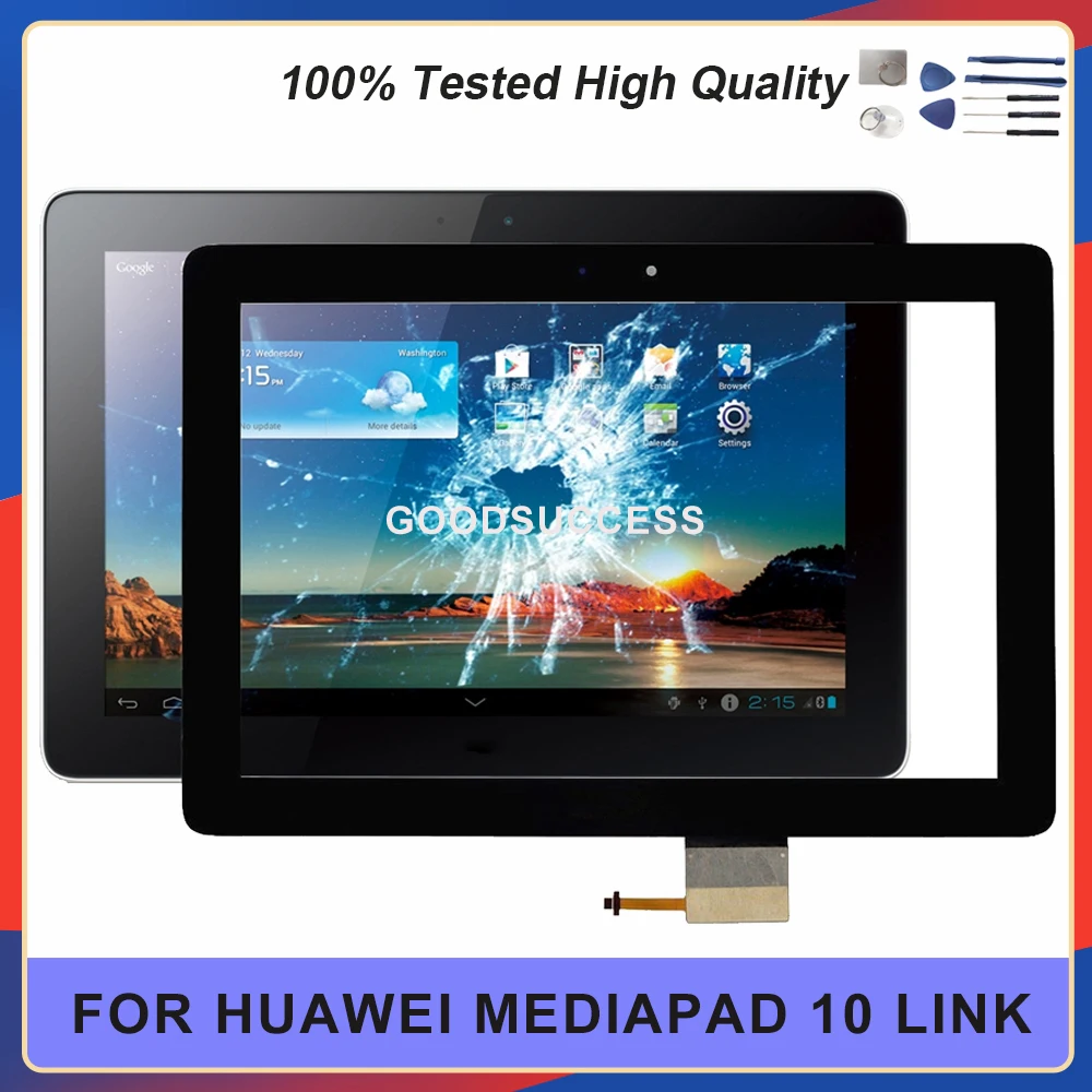 

New For Huawei MediaPad 10 Link S10-201U S10-201WA S10-201 S10-231 S10-231L S10-231U Touch Screen Digitizer Panel Free Tools