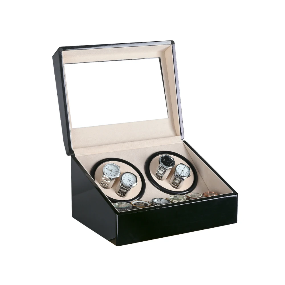 Механическая коробка с подзаводом для часов шейкер двумя четырьмя слотами