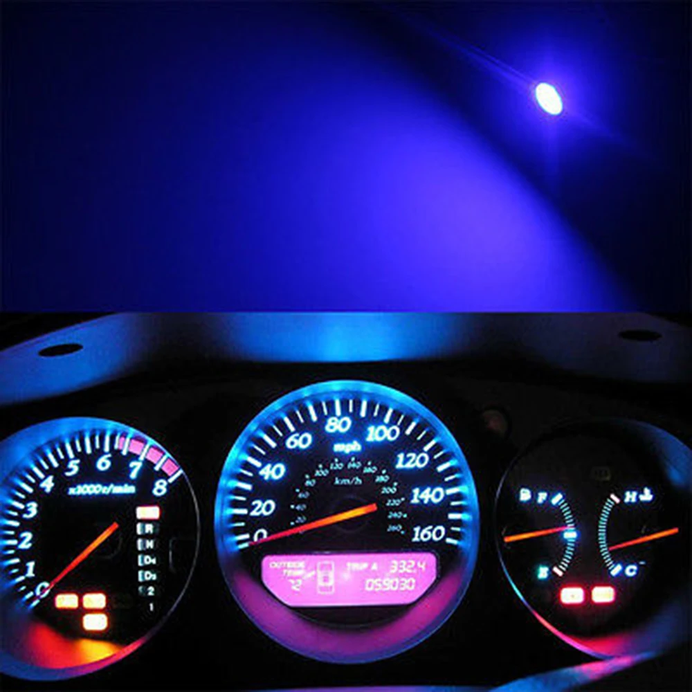 Светодиодные лампочки приборной панели инструмента Панель 12x автомобильный