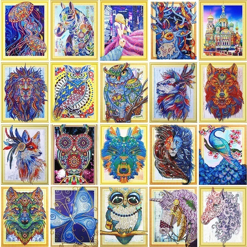 Новинка 2019 5D DIY Алмазная картина специальной формы вышивка крестиком картинка с
