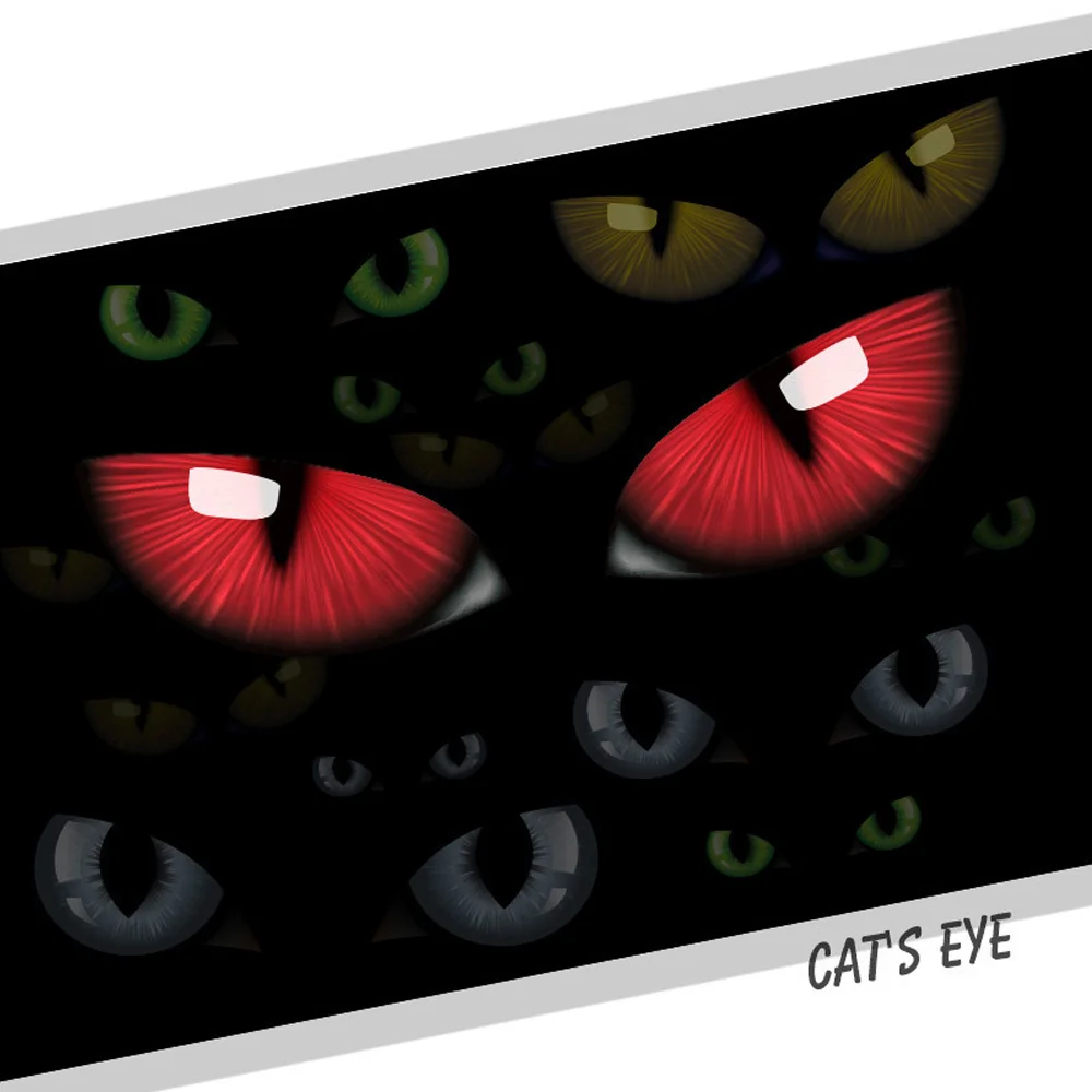 1 шт. креативная наклейка кошачий глаз самоклеящаяся для декора автомобиля