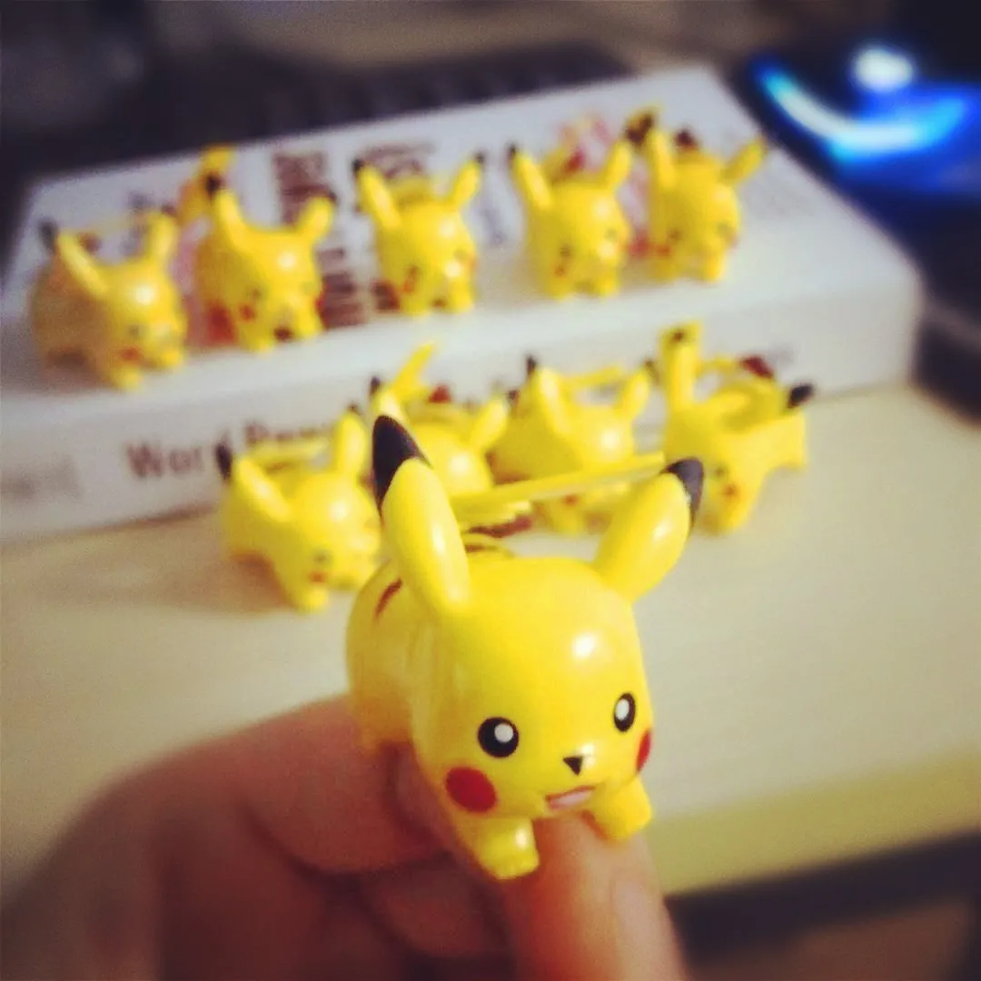 Милые мини-фигурки Пикачу игрушки для детей фигурки украшения торта на день