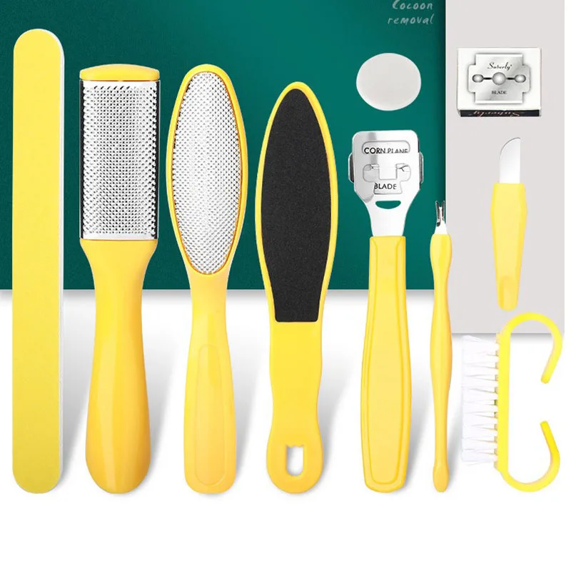 

1 комплект для ног, используемое специально полезный продукт отшелушивающим скрабом бытовой натирают ноги доска инструмент мозоли, педикюр...