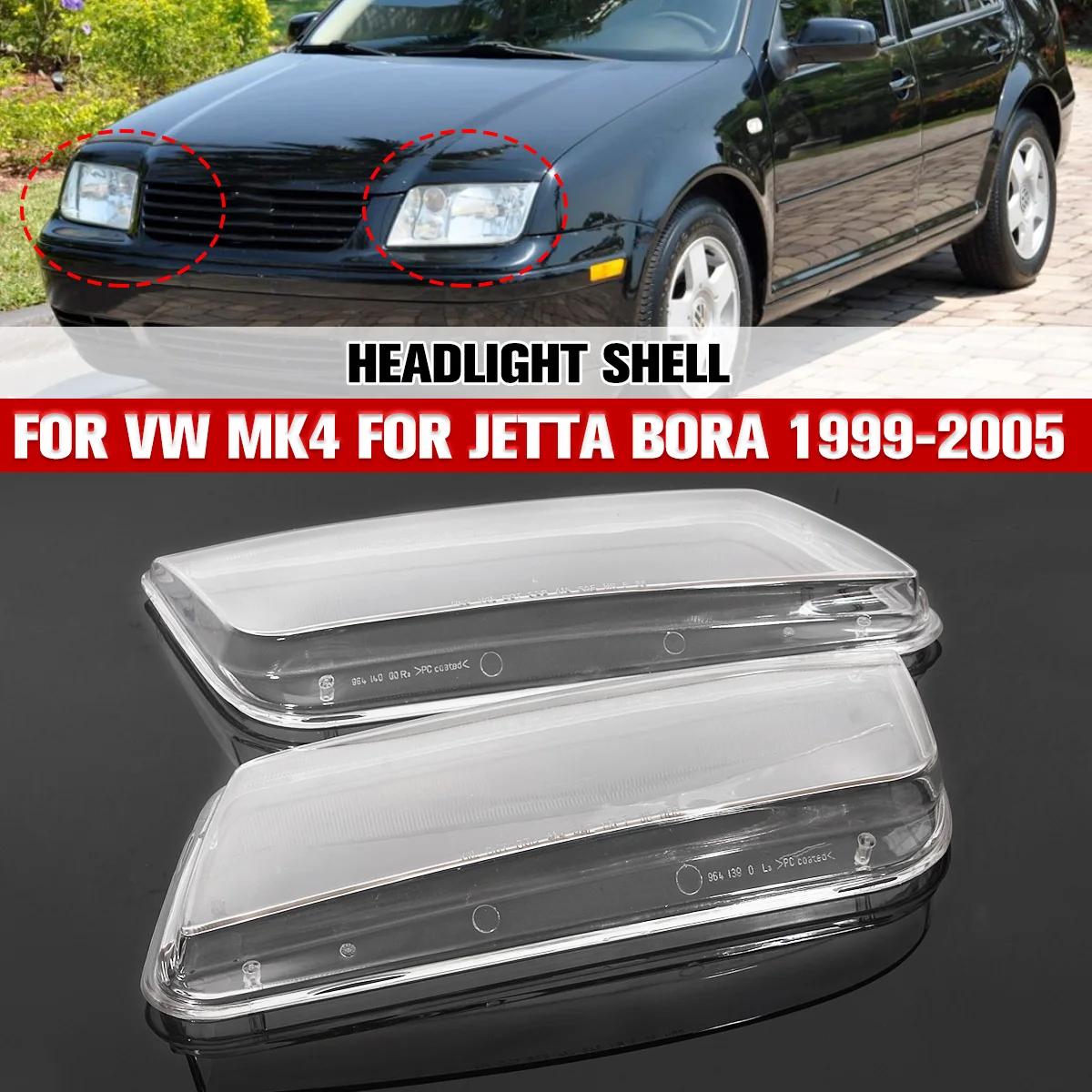 Сменные Чехлы для фар головного света VW Jetta Bora MK4 2 шт.|lamp cover|lamp lamplamp for head |