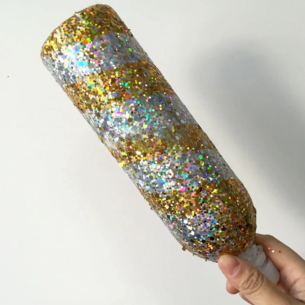 

1/32 Laser Pigment Glitter Powder Shining Rainbow Powder 50g for Nail Decorations Manicure Arts Crafts Chrome Pigment Silver