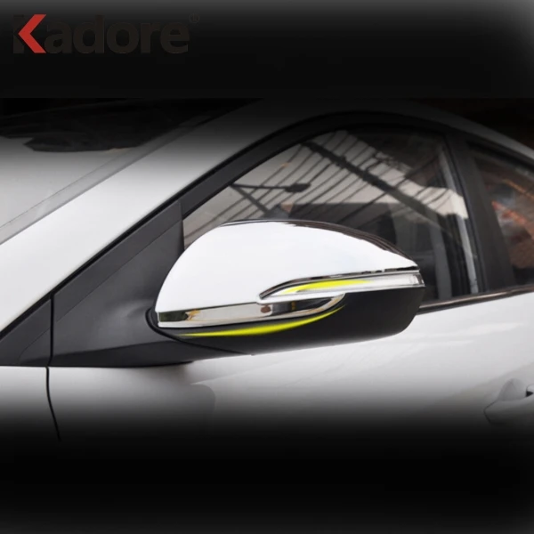Для hyundai Solaris Accent ABS хромированная крышка зеркала заднего вида Отделка боковой двери зеркала крышка внешние аксессуары