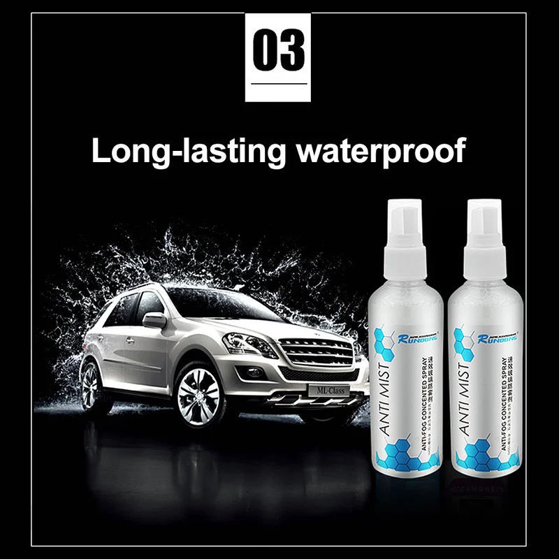 

100ML Auto Glass Anti-fogging Agent Car Windshield Cleaner Defogging Agent Water Removal Agent Car Accessories Window Repair