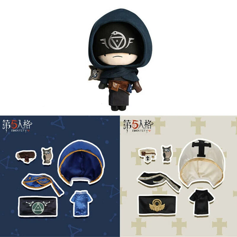 

Cute Game Identity V Survivor Eli Seer Clark Cosplay Plush Doll Plushie Toy Change suit Dress Up Clothes Cute Christmas Gift