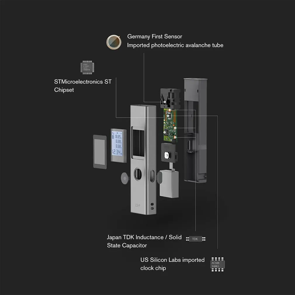 Мини лазерный уровень штатив дальномер адаптер держатель металлический