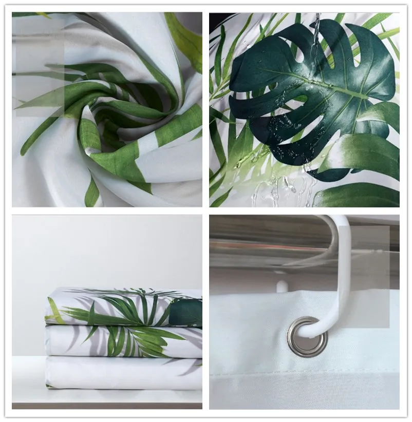 

High quality thickened waterproof and mildewproof bathroom hotel bathroom partition curtain polyester shower curtain