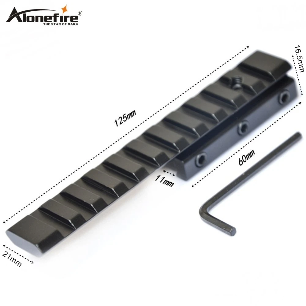 Расширительная рельсовая база ласточкин хвост от 11 до 21 мм адаптер Вивера