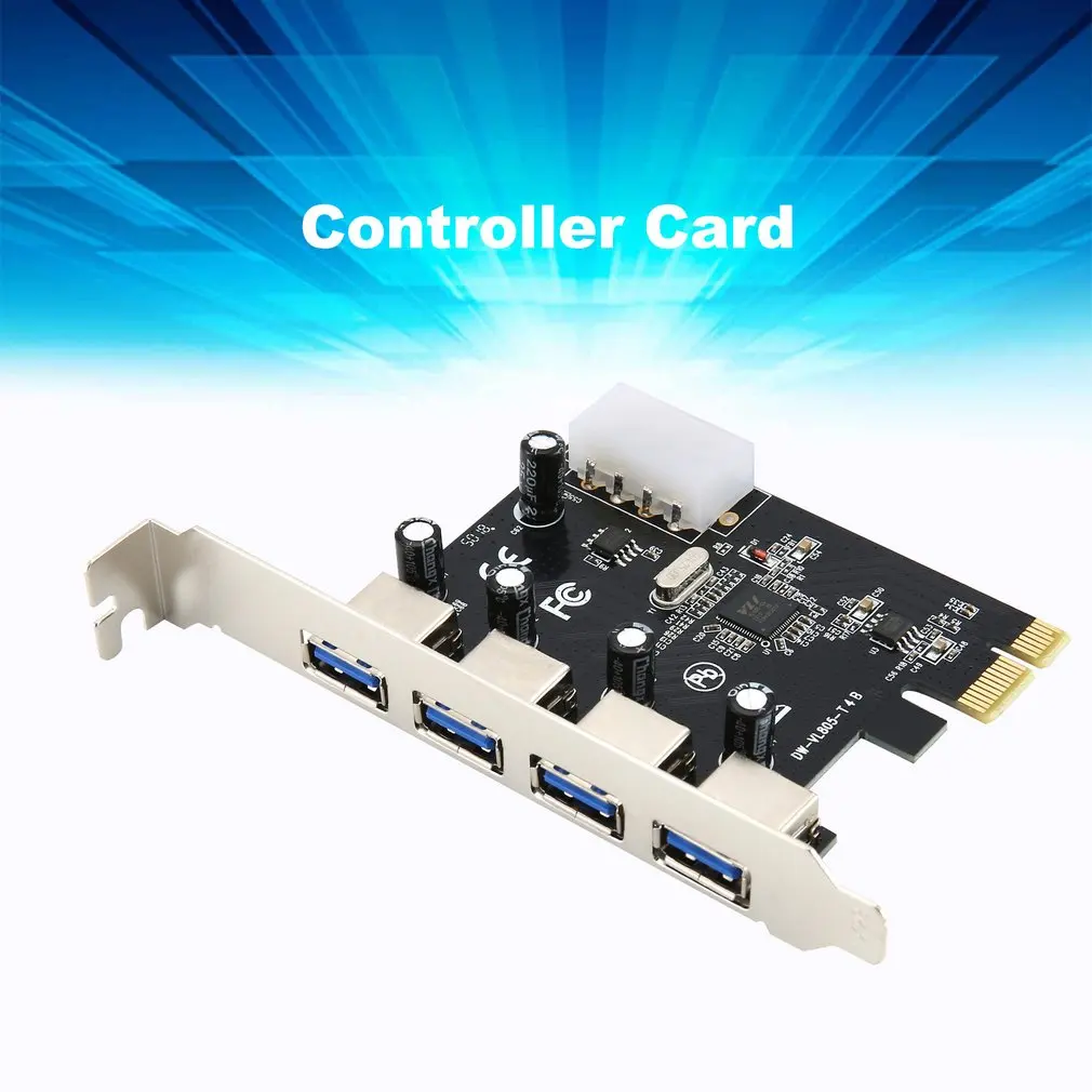 Desktop Motherboard USB3.0 Extension Card 20pin Front Interface PCI-E Multi I/O Controller to 2 Ports | Обустройство дома